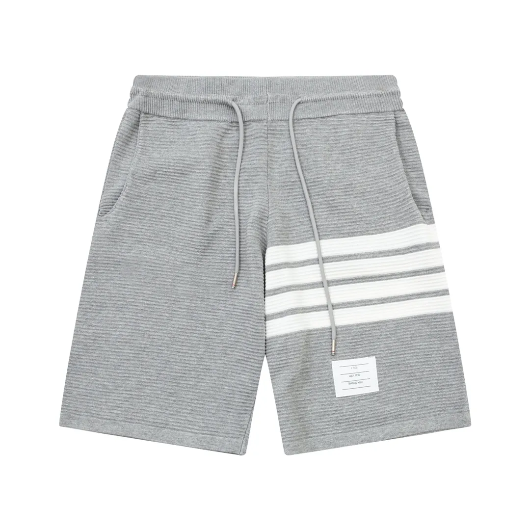 Thom Browne ➡️ ， Retro Same Style Versatile : White Size：M-2XL